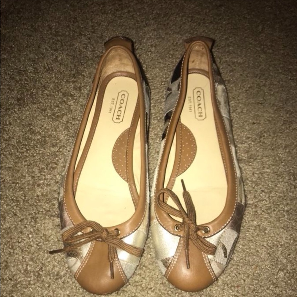 Coach Jenilee flats size 7 1/2